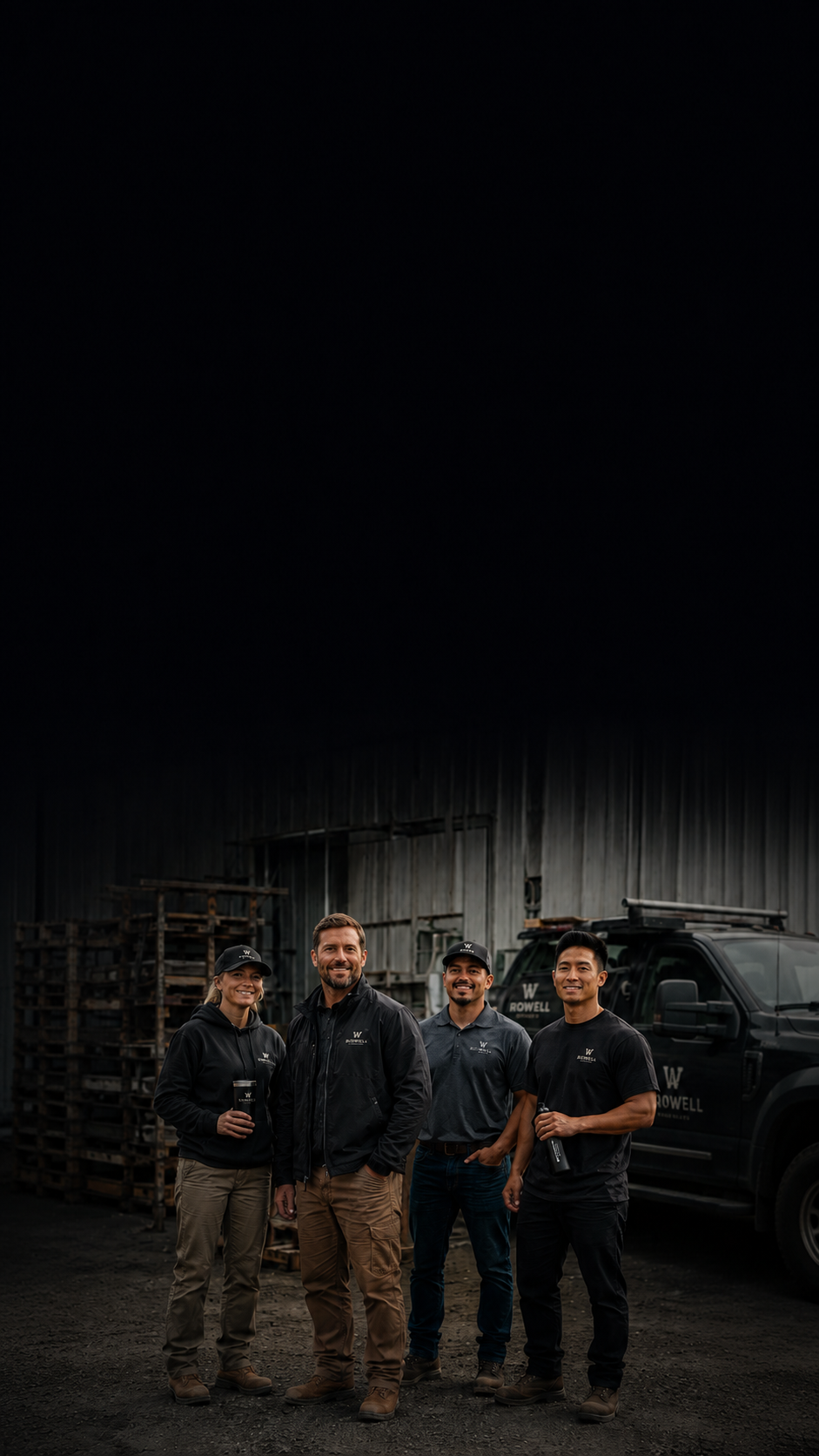 Custom branded workwear and promotional products for a professional team, including branded hats, jackets, polos, hoodies, and drinkware.