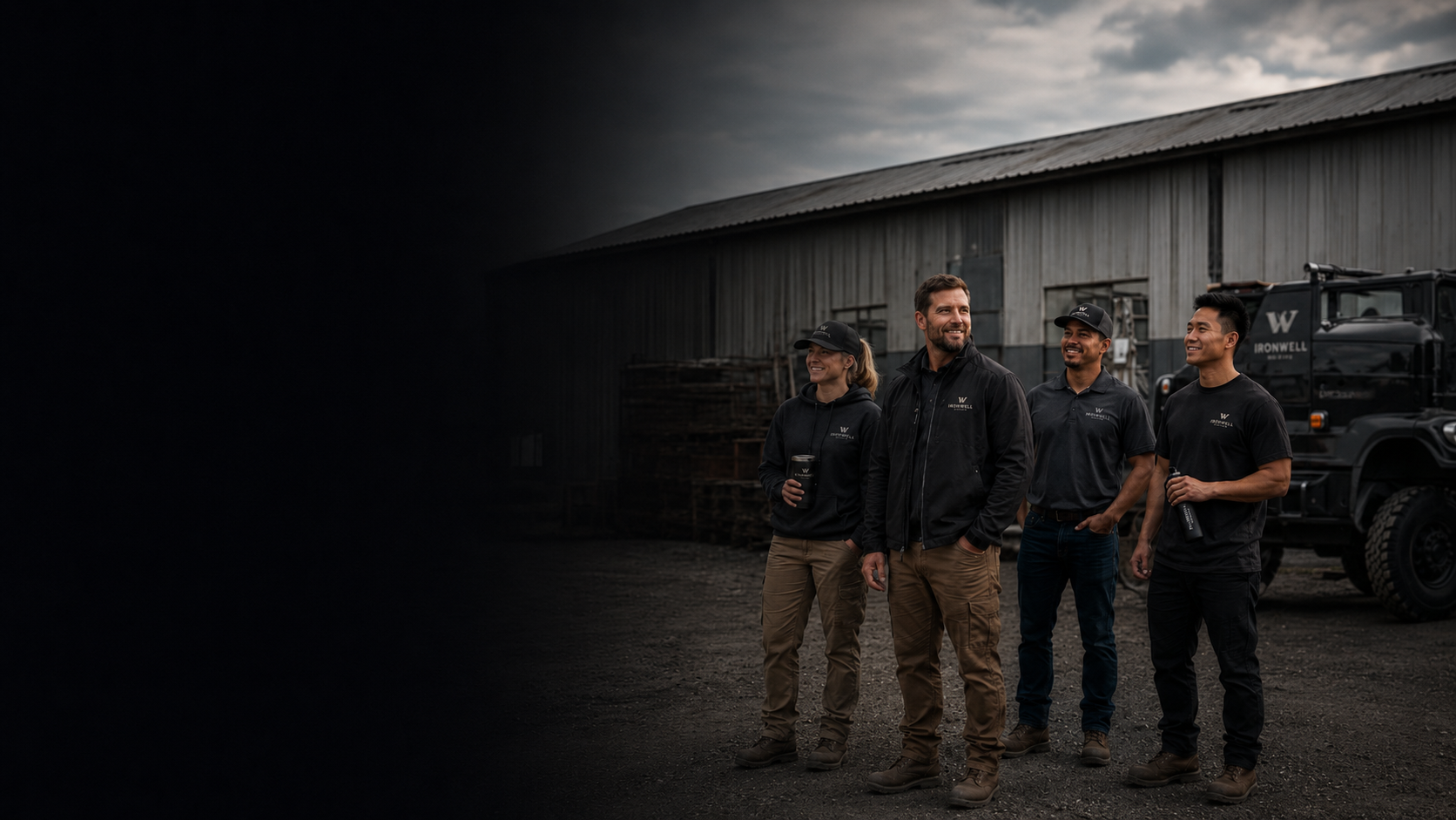 Custom branded workwear, hats, jackets, polos, and promotional drinkware for a professional business team by Brand Bros Boise.